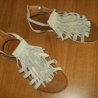 N37,5 Естествена кожа/нови немски сандали, снимка 2 - Сандали - 36707114