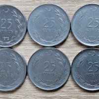 Лот 6 монети ТУРЦИЯ  л36, снимка 1 - Нумизматика и бонистика - 33739826