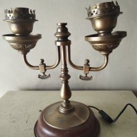 Стара настолна лампа, снимка 1 - Настолни лампи - 44303612