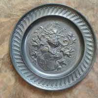 стара чиния за декорация, снимка 1 - Антикварни и старинни предмети - 38158514