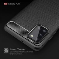 Samsung Galaxy A31 карбон силиконов гръб / кейс, снимка 5 - Калъфи, кейсове - 29531103