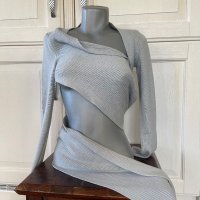 Болеро с шал , снимка 3 - Блузи с дълъг ръкав и пуловери - 29413372