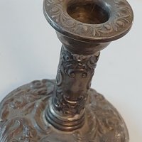 Сребърен свещник и попивателна преса за мастило, снимка 18 - Антикварни и старинни предмети - 39222981