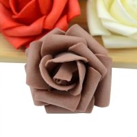 Изкуствени рози за декорация на букети и други - 4 см различни цветове , снимка 3 - Изкуствени цветя - 28122887