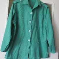 Зелена външна риза, снимка 1 - Ризи - 36957268