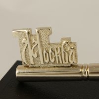 Стар Руски Будилник СЛАВА Ключът на Москва , снимка 5 - Антикварни и старинни предмети - 37864769
