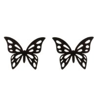 524 Обеци Пеперуда в златисто пеперудки медицинска стомана безплатна доставка стоманени бижута , снимка 3 - Обеци - 42294824