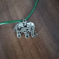 Гердан на връв слонче, снимка 6 - Колиета, медальони, синджири - 40239569