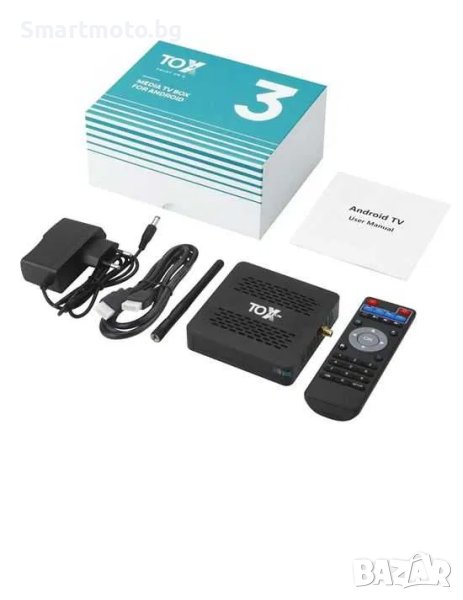 Тв Бокс UGOOS TOX 3 Amlogic S905X4 Андроид 11 4GB DDR4 32GB ROM 2.4G, снимка 1