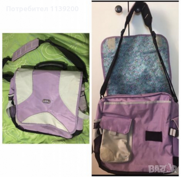 Gap лилава чанта за лаптоп, снимка 1