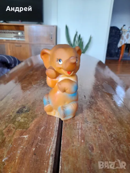 Стара детска играчка Слон,Слонче #8, снимка 1
