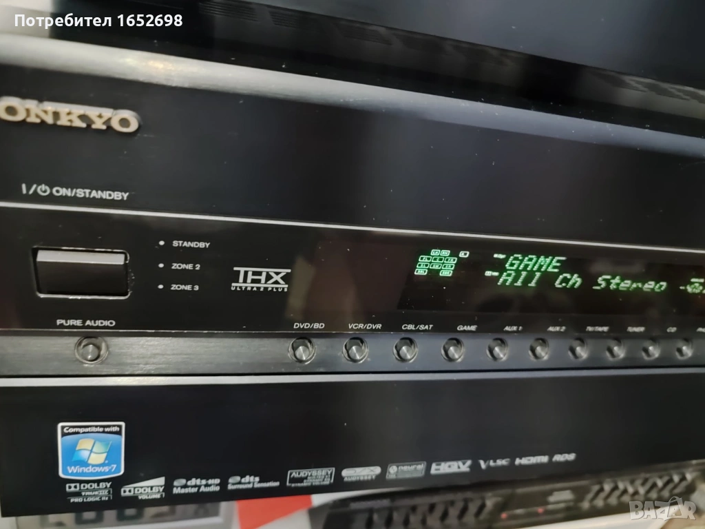 Onkyo TX-NR3007 9.2-Channels.140Watts., снимка 1