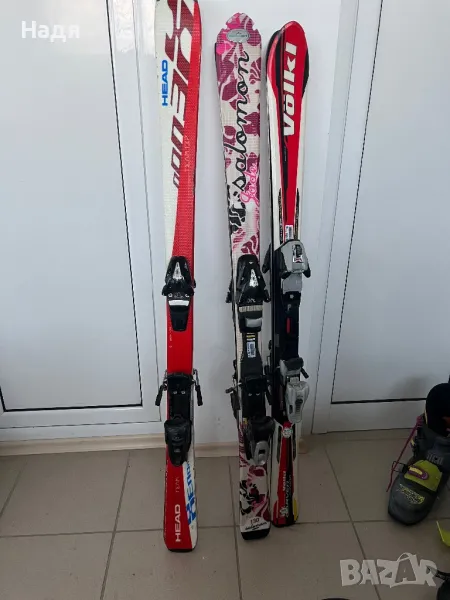 Ски- Head-137 см,Salomon-130см,Volki-130 см, снимка 1