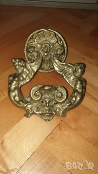 Масивна, бронзова хлопка за врата, снимка 1