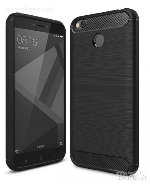Xiaomi Redmi 4X - Удароустойчив Кейс Гръб CARBON, снимка 1
