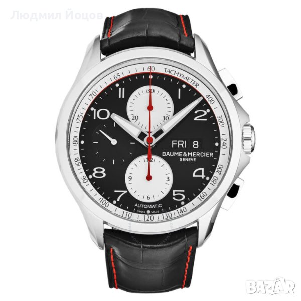Мъжки часовник BAUME ET MERCIER Clifton Chrono Auto Black НОВ- 6499.99 лв., снимка 1