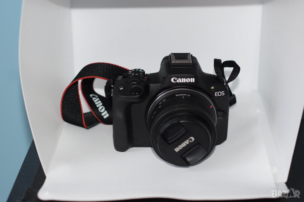 Нов фотоапарат Canon EOS R50 + Canon RF-S 18-45mm f / 4.5-6.3 IS STM , снимка 1