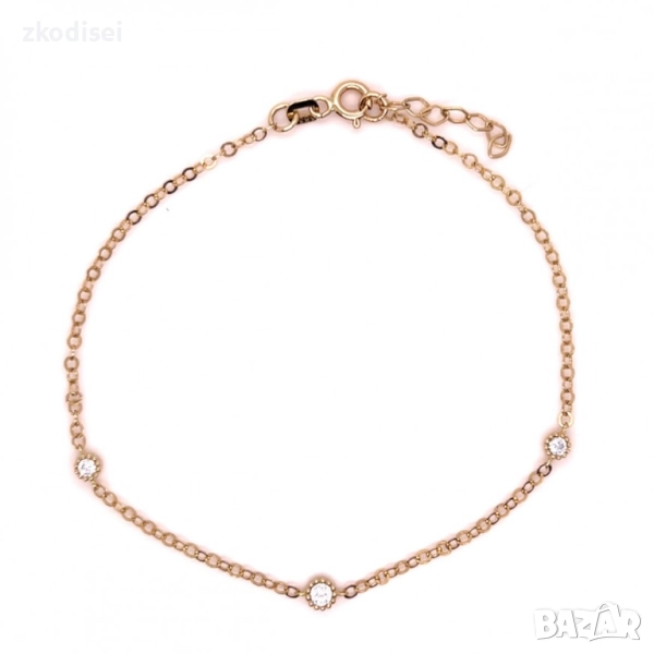 Златна дамска гривна 1,73гр. 20,0см. 14кр. проба:585 модел:33715-4, снимка 1