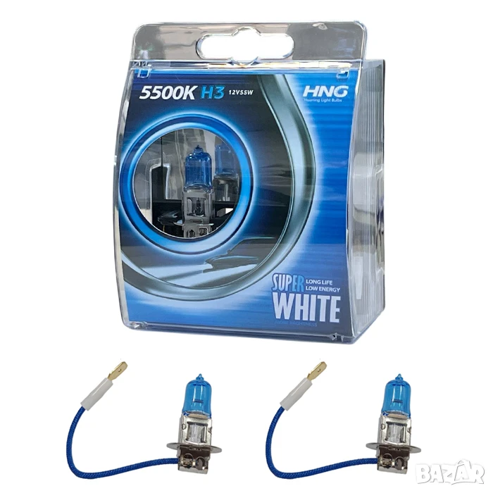 HNG H3 крушки 12 V 55 W 2 броя, снимка 1
