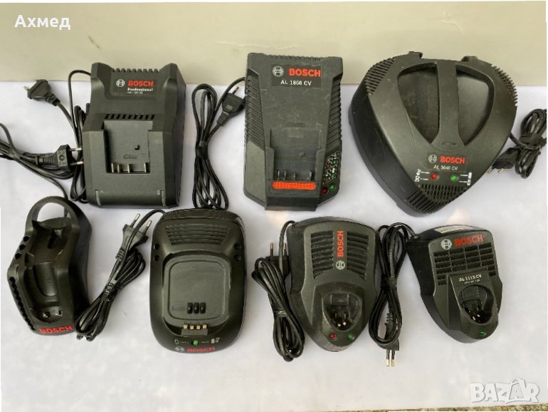Зарядни за машини на Бош за литиево-йонни машини, снимка 1
