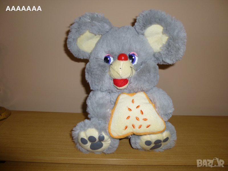 ПЛЮШЕНА ПЕЕЩА МИШКА - НОВА, снимка 1