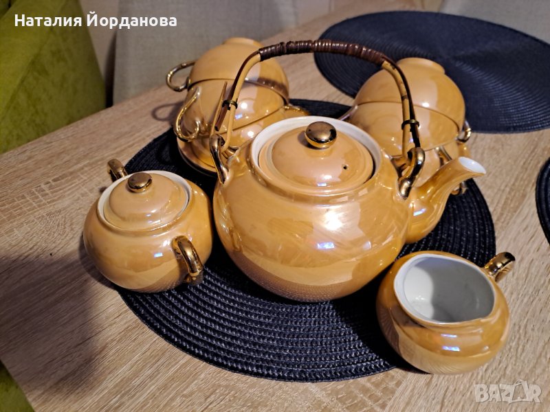 Оригинален сервиз за кафе/чай от костен порцелан, снимка 1