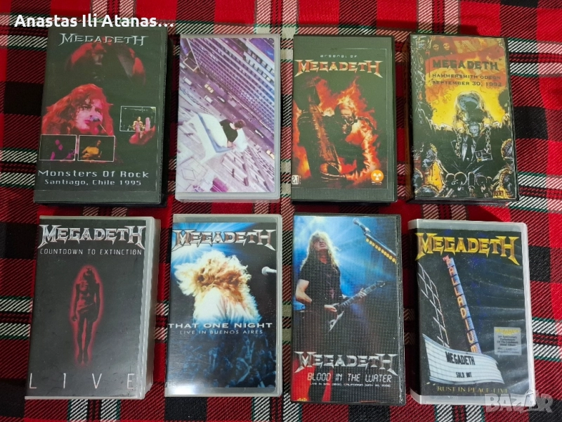 Видео касети - Megadeth, снимка 1
