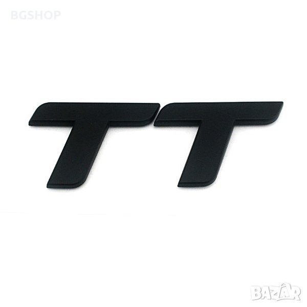 Емблема за Audi TT / Ауди ТТ - Black, снимка 1
