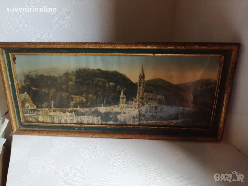 Старинна декоративна картина , снимка 1