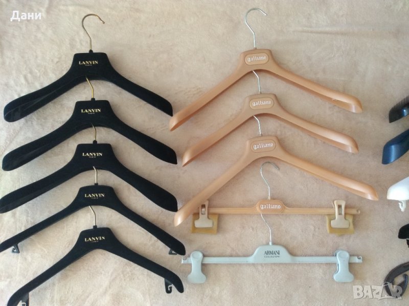 Закачалки Lanvin, Baldinini , John Galliano, Armani ,  Giambattista Valli, снимка 1