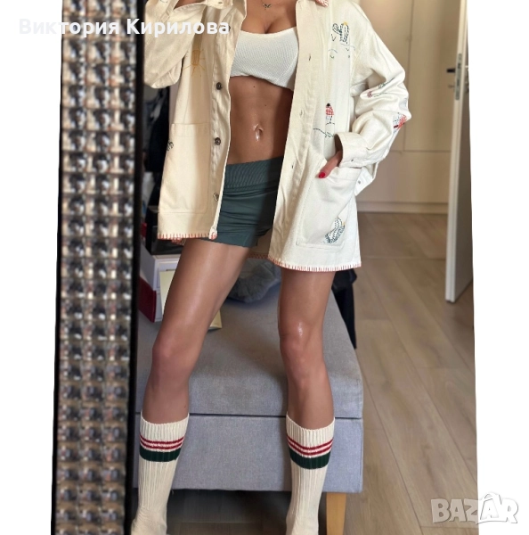 Яке Zara oversize denim, снимка 1