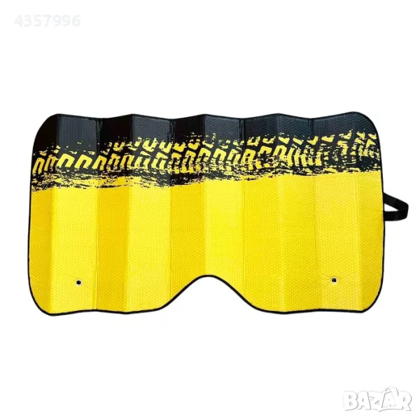 Сенник за предно стъкло, 140x70, 195-Жълт, снимка 1