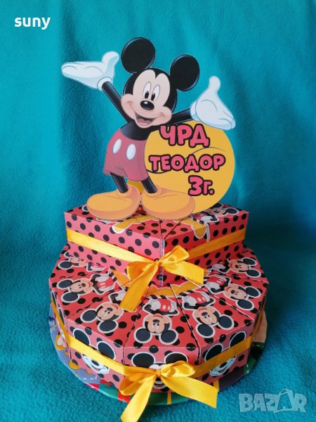 Картонена торта Мики Маус ., снимка 1