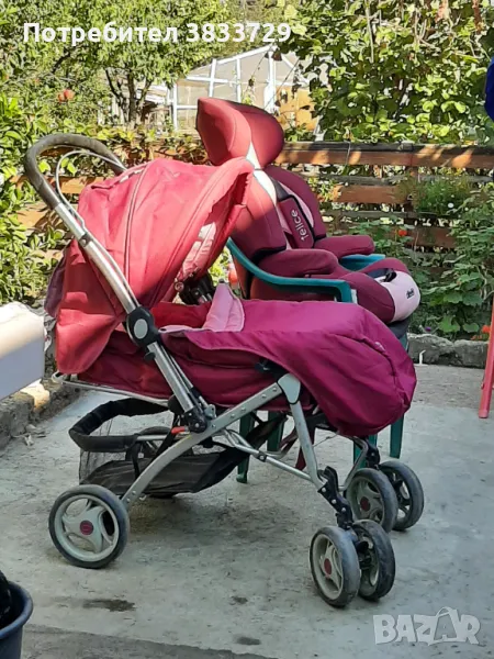 Комбинирана количка и столче за кола, снимка 1
