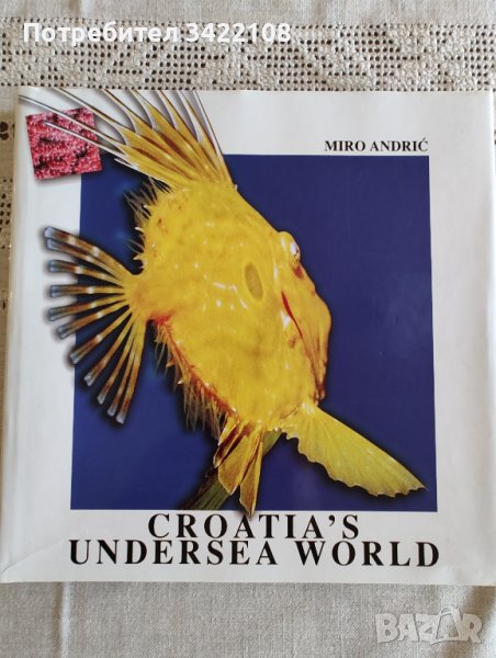 Богато илюстрирана книга, твърди корици: Подводният свят на Хърватия, снимка 1