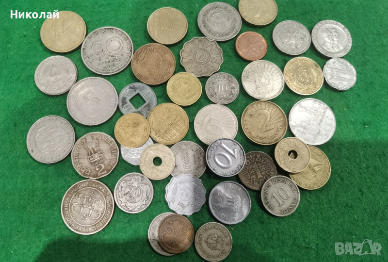 Лот  монети 40 броя, снимка 1