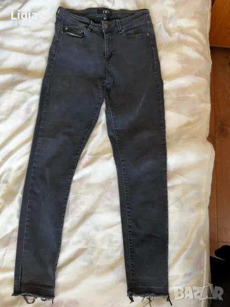 Дамски черни дънки , снимка 1