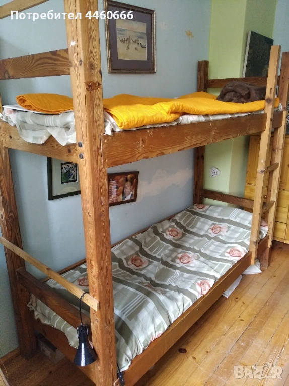 двуетажно детско легло, снимка 1