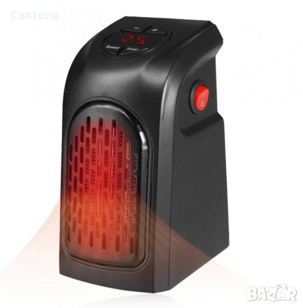 Мини вентилаторна печка / духалка с таймер Warm Air Blower 400W, дистанционно, снимка 1