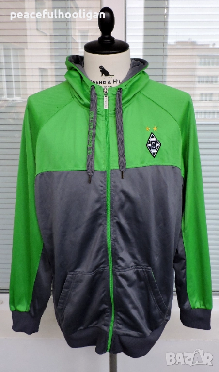Borussia Mönchengladbach -оригинално мъжко горнище с качулка размер XL, снимка 1