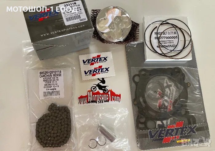 НОВ Топ енд бутало гарнитури верига за SUZUKI RMZ250 07-09, снимка 1