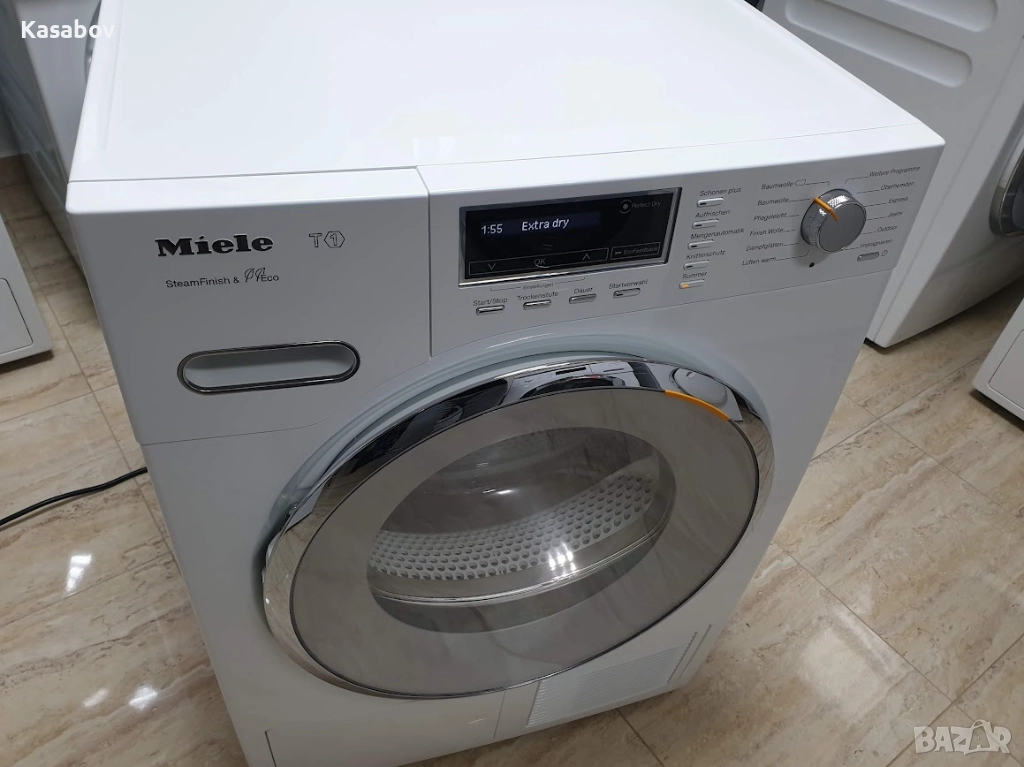 9кг Пара Miele Сушилня с термопомпа Миеле 12м Гаранция, снимка 1