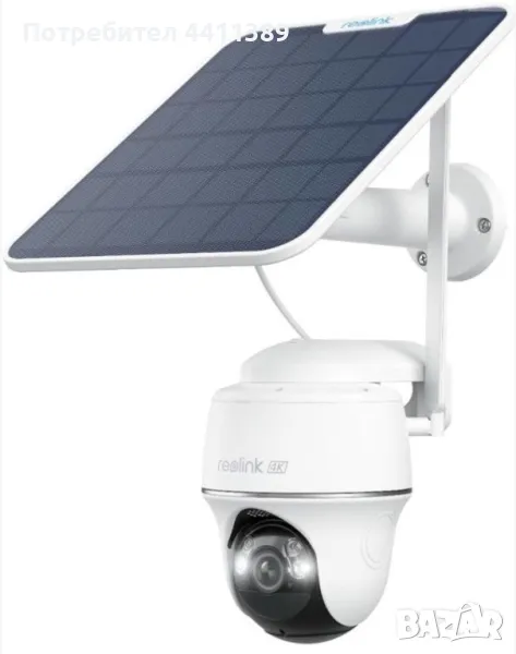 Reolink Go PT Ultra 4G - LTE камера за наблюдение със соларен панел, батерия, 360°  сим карта , снимка 1