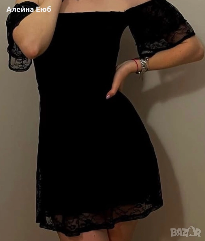 Дантелена къса рокля, снимка 1