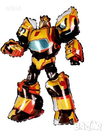 Робот Трансформерс transformers цял ръст балон фолио фолиев хелий или въздух парти рожден ден, снимка 1