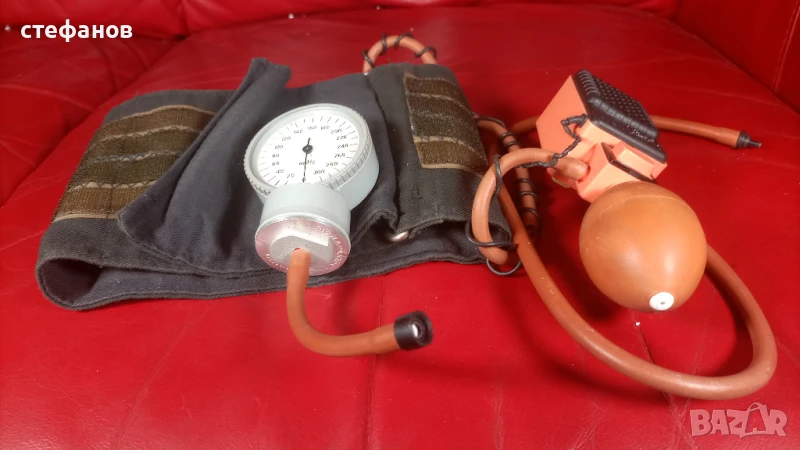 Ретро апарат за кръвно налягане, руски, интересна система ЕЛЕКТРОНИКА ТЕФ-1, снимка 1