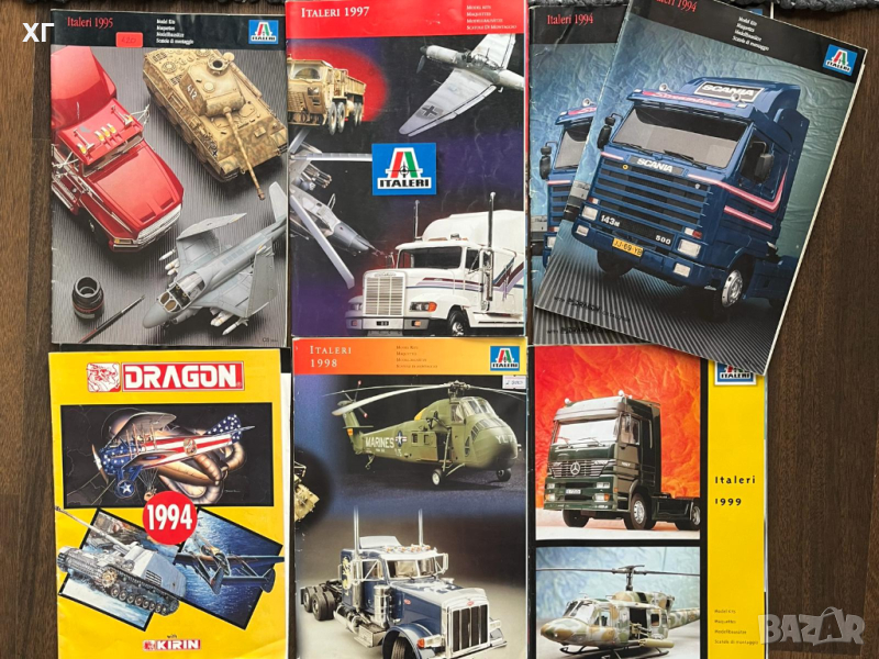 Каталози - REVELL, ITALERI, AIRFIX, HELLER, DRAGON и др., снимка 1