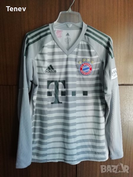 Bayern Munich Adidas оригинална вратарска тениска фланелка Байерн Мюнхен юношеска 13-14г , снимка 1