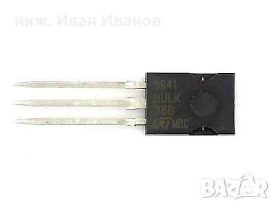BULК38D 450V, 5A, 60W с обратен диод в корпус SOT-82, снимка 1