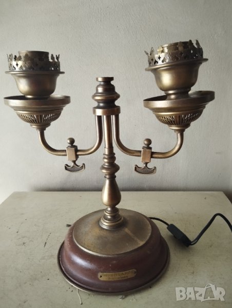 Стара настолна лампа, снимка 1